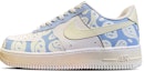 Buy 나이키 에어포스 1 로우 '스마일 그라피티' (40 characters) 315122-111(TeamD-男款快乐能量手绘涂鸦白蓝)