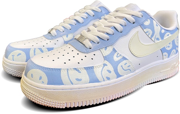 나이키 에어포스 1 로우 '스마일 그라피티' (40 characters) 315122-111(TeamD-男款快乐能量手绘涂鸦白蓝) Lookbook 나이키 에어포스 1 로우 '스마일 그라피티' (40 characters) 315122-111(TeamD-男款快乐能量手绘涂鸦白蓝)
