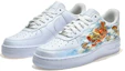 Lookbook 【定制球鞋】Nike Air Force 1 Low 空軍一號 金龍賜福 3D立體手繪 HAPTIC ART 觸覺藝術 不掉色 低幫 板鞋 男款 白藍紅