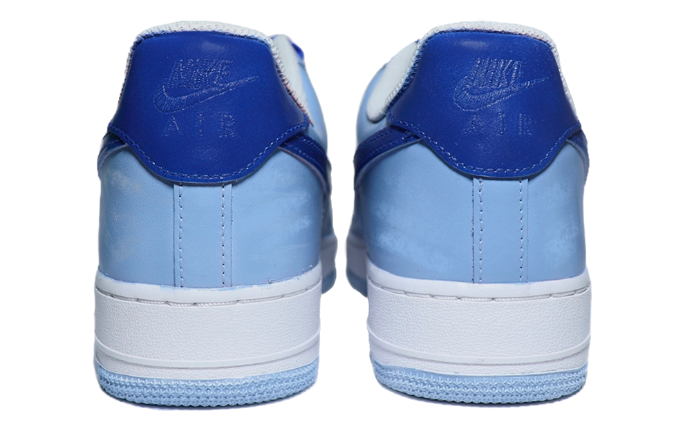 Purchase [カスタムシューズ] ナイキ エアフォース1 ロー 'シルク手描きの淡青グラデーション' CW2288-111(team25-雾霾蓝)