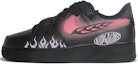 Buy 【訂製球鞋】 Nike Air Force 1 Low 地獄之火 粉色火焰 防滑耐磨透氣 低筒 板鞋 男女同款 黑色