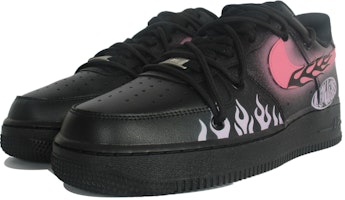【訂製球鞋】 Nike Air Force 1 Low 地獄之火 粉色火焰 防滑耐磨透氣 低筒 板鞋 男女同款 黑色 Shop 【訂製球鞋】 Nike Air Force 1 Low 地獄之火 粉色火焰 防滑耐磨透氣 低筒 板鞋 男女同款 黑色