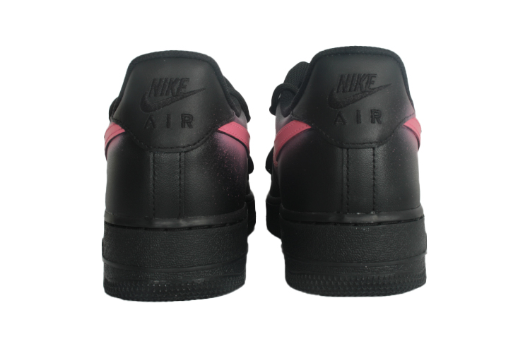 Details for 【訂製球鞋】 Nike Air Force 1 Low 地獄之火 粉色火焰 防滑耐磨透氣 低筒 板鞋 男女同款 黑色