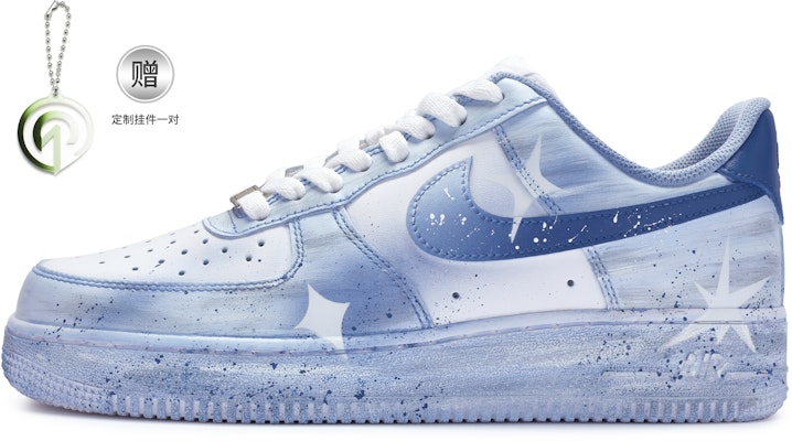 나이키 커스텀 AF1 로우 '푸른 육각별' (Nike Custom AF1 Low 'Pureun Yukgakbyeol') DH2920-111(Team80-女款六芒星白蓝) Buy 나이키 커스텀 AF1 로우 '푸른 육각별' (Nike Custom AF1 Low 'Pureun Yukgakbyeol') DH2920-111(Team80-女款六芒星白蓝)