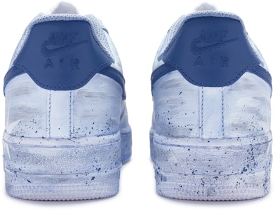 【定製球鞋】Nike Air Force 1 Low 811製造 六芒星 手繪噴繪 低幫 板鞋 GS 白藍 Purchase 【定製球鞋】Nike Air Force 1 Low 811製造 六芒星 手繪噴繪 低幫 板鞋 GS 白藍