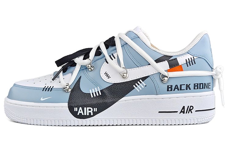 Buy 나이키 에어포스 1 로우 '힙합 블루 화이트 블랙' (커스텀) 315122-111（Team13-雾霾蓝E)