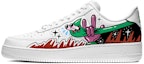 Buy 【客製球鞋】Nike Air Force 1 Low 空軍一號 手繪 Hiphop 低筒 板鞋 男款 黑白紅