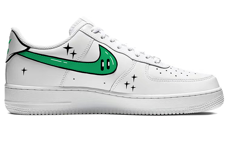 Order 【客製球鞋】Nike Air Force 1 Low 空軍一號 手繪 Hiphop 低筒 板鞋 男款 黑白紅