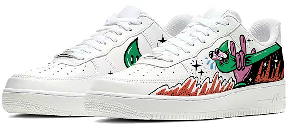 【客製球鞋】Nike Air Force 1 Low 空軍一號 手繪 Hiphop 低筒 板鞋 男款 黑白紅 Lookbook 【客製球鞋】Nike Air Force 1 Low 空軍一號 手繪 Hiphop 低筒 板鞋 男款 黑白紅