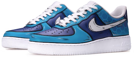 【定製球鞋】Nike Air Force 1 Low 空軍一號 黃蜂 二次元 防滑耐磨 低筒 板鞋 男款 藍紫 Lookbook 【定製球鞋】Nike Air Force 1 Low 空軍一號 黃蜂 二次元 防滑耐磨 低筒 板鞋 男款 藍紫