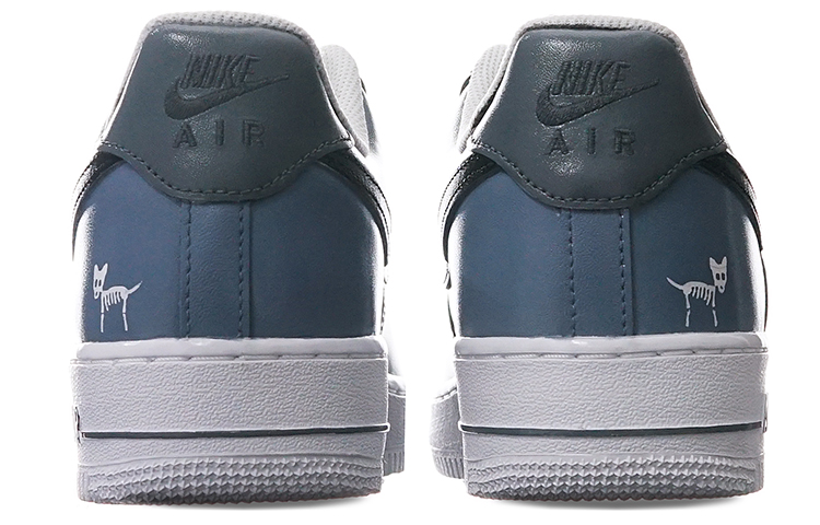 Shop [Kasut Custom] Nike Air Force 1 Low 'Horror Pack - Hitam Jiwa' CW2288-111(TeamOne-男款灰黑骷髅汪)