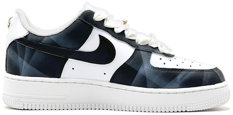 【定制球鞋】Nike Air Force 1 Low LE 空軍一號 復古小香風 千鳥紋 珍珠掛飾 低幫 板鞋 GS 黑白 Order 【定制球鞋】Nike Air Force 1 Low LE 空軍一號 復古小香風 千鳥紋 珍珠掛飾 低幫 板鞋 GS 黑白