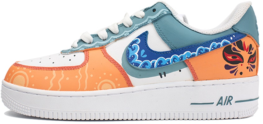 【客製球鞋】Nike Air Force 1 Low 空軍一號 華韻 復古 台灣風 休閒 減震防滑 低筒 板鞋 男款 橙 Buy 【客製球鞋】Nike Air Force 1 Low 空軍一號 華韻 復古 台灣風 休閒 減震防滑 低筒 板鞋 男款 橙