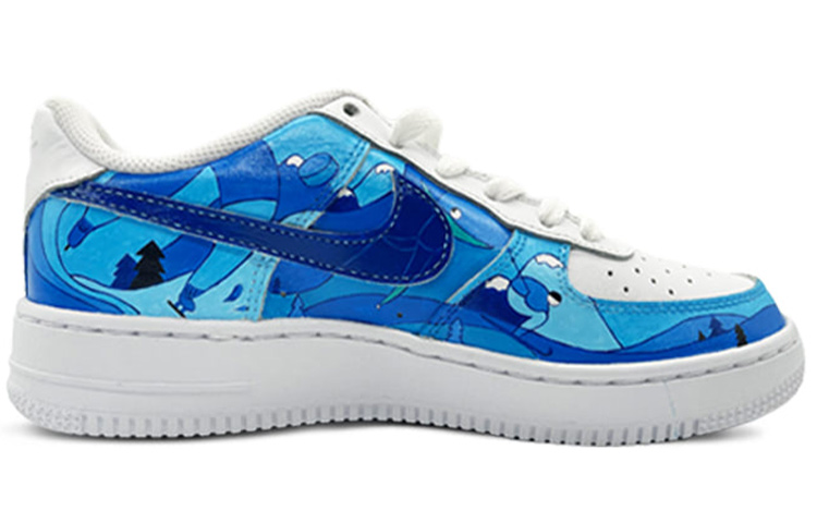 [Custom Shoes] Nike Air Force 1 Low 'Ice Blue Snow Sports' 圖 2