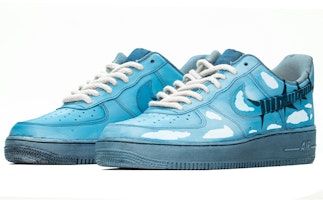 나이키 에어포스 1 로우 '얼음파랑 하얀구름' (Nike AF1 로우 '얼음파랑 흰구름' is shorter) CW2288-111(TeamA-AF1男款冰蓝浸染白云) Lookbook 나이키 에어포스 1 로우 '얼음파랑 하얀구름' (Nike AF1 로우 '얼음파랑 흰구름' is shorter) CW2288-111(TeamA-AF1男款冰蓝浸染白云)