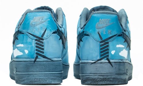 【定制鞋款】耐克空军一号低帮 '冰蓝白云' CW2288-111(TeamA-AF1男款冰蓝浸染白云) Shop 【定制鞋款】耐克空军一号低帮 '冰蓝白云' CW2288-111(TeamA-AF1男款冰蓝浸染白云)