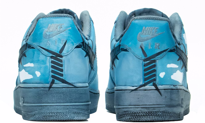 【定制鞋款】耐克空军一号低帮 '冰蓝白云' CW2288-111(TeamA-AF1男款冰蓝浸染白云) Shop 【定制鞋款】耐克空军一号低帮 '冰蓝白云' CW2288-111(TeamA-AF1男款冰蓝浸染白云)