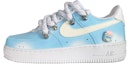 Buy カスタムAF1 ロー "アイスミルクブルー・ダブルレース" CW2288-111(TeamD-男款冰牛奶)