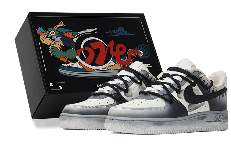 Buy 나이키 에어포스 1 로우 '인디언 부족 회색-흰색' (커스텀) CW2288-111-465924