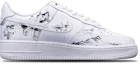 Order 【定制球鞋】Nike Air Force 1 Low 7 空軍一號 國潮系列 水墨竹葉 中國風 低幫 板鞋 男款 黑白紅