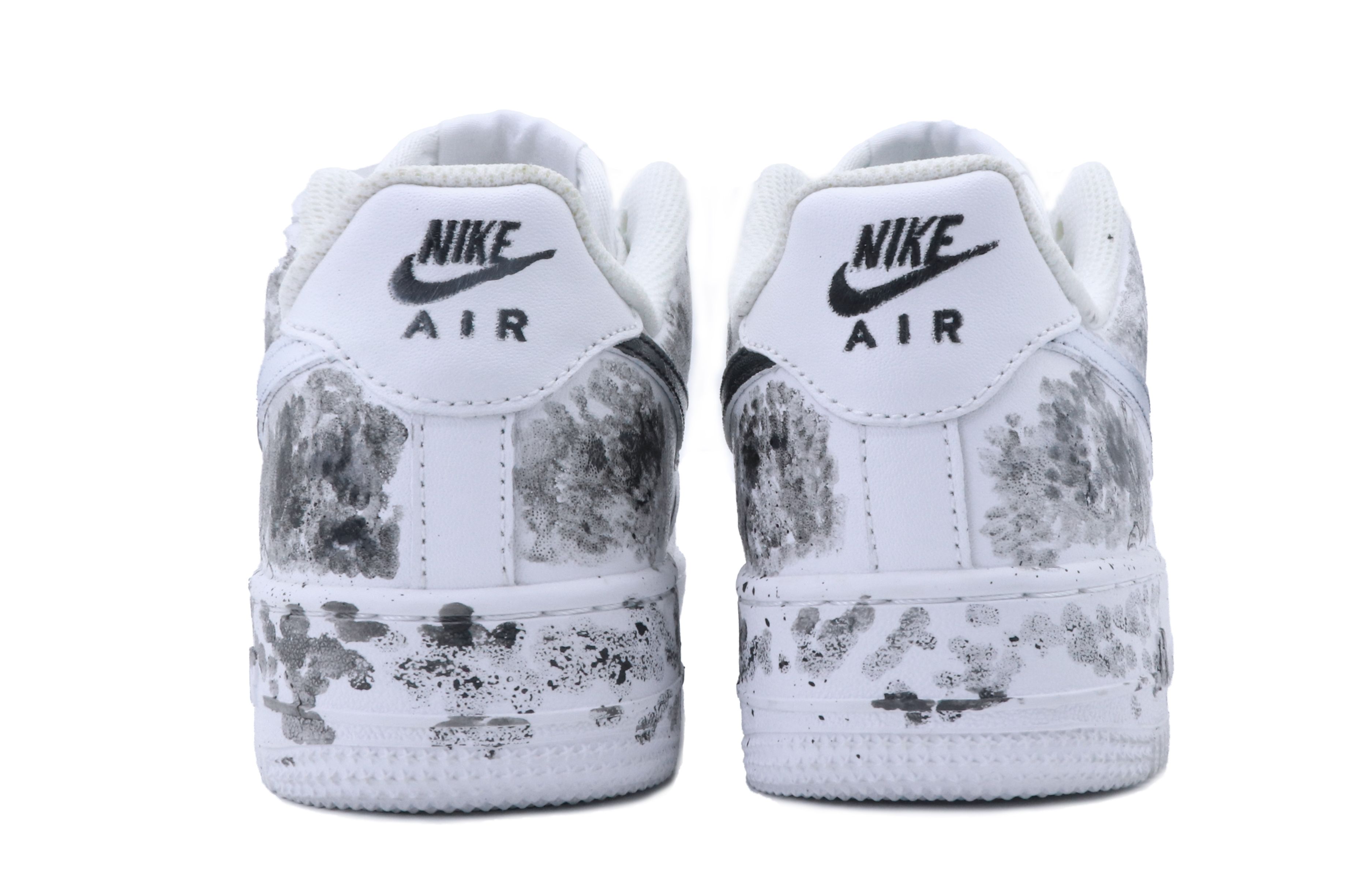 Purchase [Sepatu Kustom] Nike Air Force 1 Low 'Hitam dan Putih' CW2288-111(Team147-空军水墨)