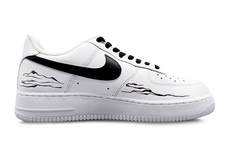 Order [定制鞋] 耐克 空军1号 低帮 '墨蝶' CW2288-111(Team75-男款循庄问蝶黑白)