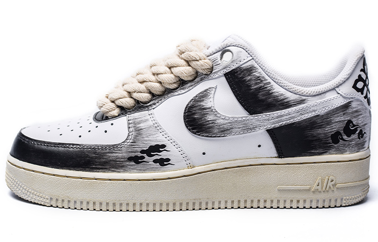 [Custom Shoes] Nike Air Force 1 Low 'Ink Calligraphy'