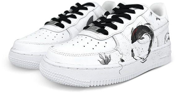 ナイキ エアフォース1 ロー "墨鯉" (カスタム) CW2288-111(Team47-男款空军鲤鱼) Lookbook ナイキ エアフォース1 ロー "墨鯉" (カスタム) CW2288-111(Team47-男款空军鲤鱼)