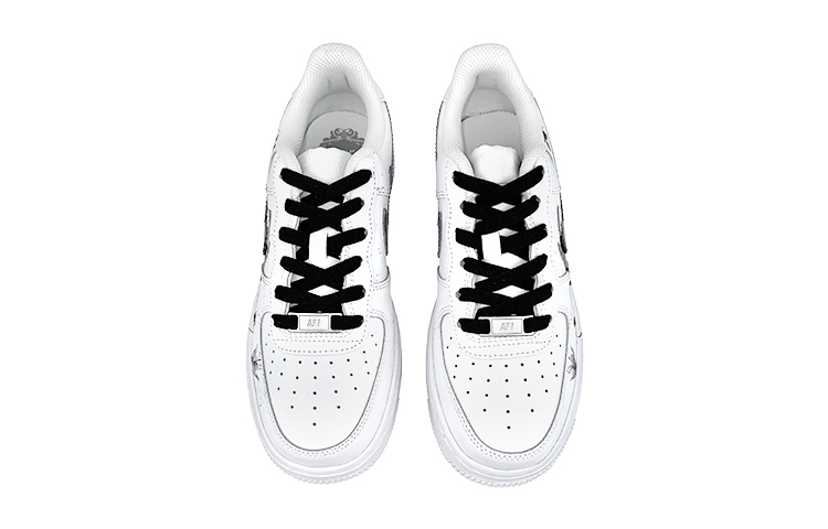 Shop 【定制球鞋】Nike Air Force 1 Low 空軍一號 MAY 水墨 鯉魚 國風 潑墨 低幫 板鞋 男款 黑白