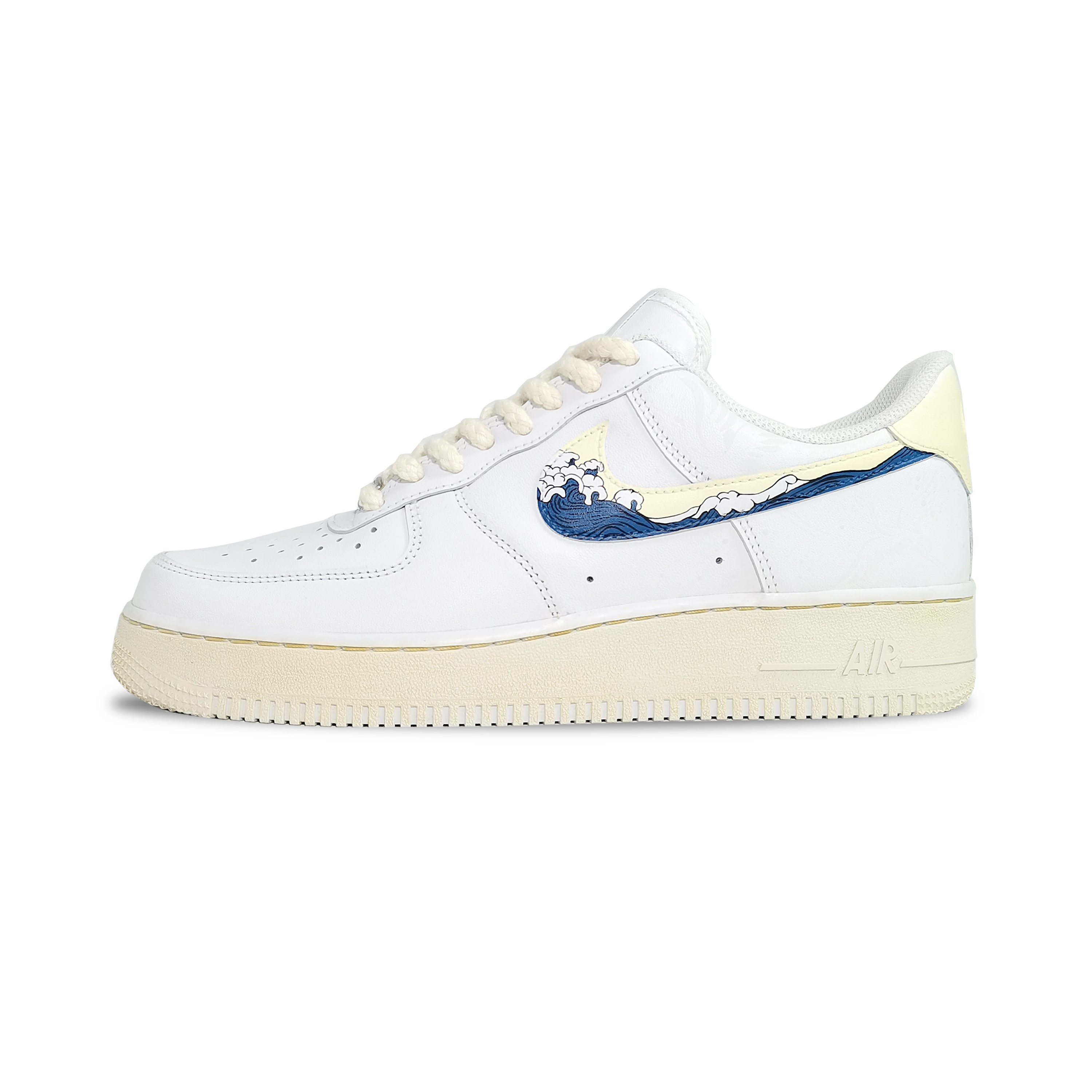 Buy [Sepatu Custom] Nike Air Force 1 Low 'Ink Crane Beige' CW2288-111(TeamEight-男款光感变色仙鹤)