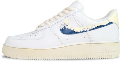 【客製球鞋】Nike Air Force 1 Low 光感變色 國風 水墨 仙鶴 防滑減震 低筒 板鞋 男款 米白 Buy 【客製球鞋】Nike Air Force 1 Low 光感變色 國風 水墨 仙鶴 防滑減震 低筒 板鞋 男款 米白