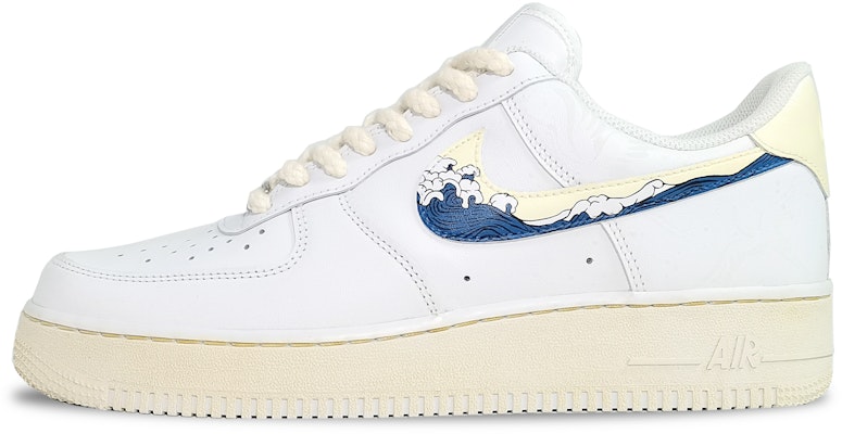 【客製球鞋】Nike Air Force 1 Low 光感變色 國風 水墨 仙鶴 防滑減震 低筒 板鞋 男款 米白 Buy 【客製球鞋】Nike Air Force 1 Low 光感變色 國風 水墨 仙鶴 防滑減震 低筒 板鞋 男款 米白