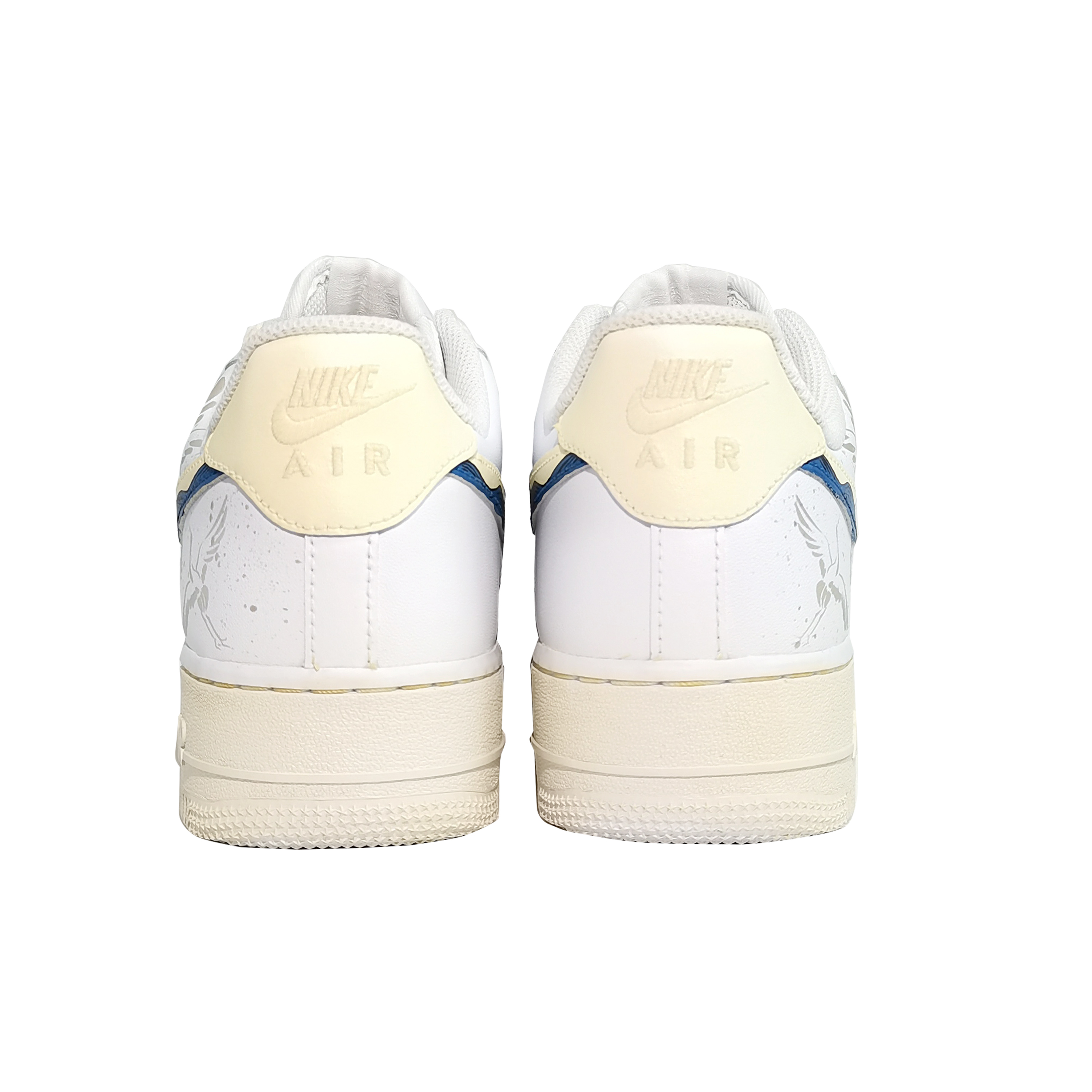 Purchase [Sepatu Custom] Nike Air Force 1 Low 'Ink Crane Beige' CW2288-111(TeamEight-男款光感变色仙鹤)