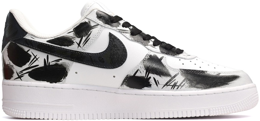 【定製球鞋】 Nike Air Force 1 Low 空軍一號 手繪風 水墨塗鴉 低幫 板鞋 男款 黑白藍 Order 【定製球鞋】 Nike Air Force 1 Low 空軍一號 手繪風 水墨塗鴉 低幫 板鞋 男款 黑白藍