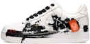 Buy Zapatillas Nike Air Force 1 Low 'Salpicadura Tinta Negro Blanco' CW2288-111(TeamE-男款写意泼墨黑白)