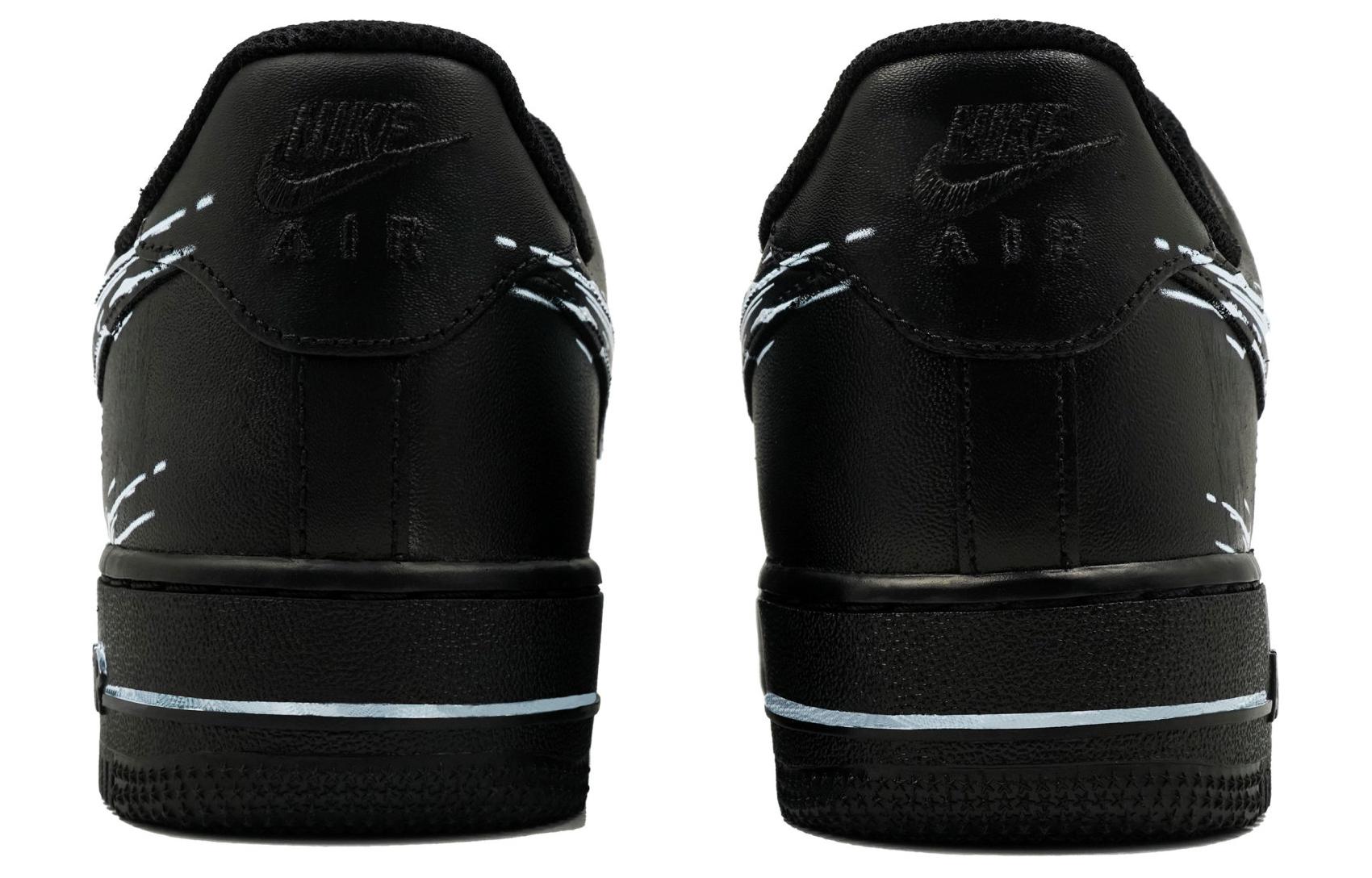 Purchase 【定製球鞋】 Nike Air Force 1 萬花弄 毒素 簡約 潮流 時尚 百搭 復古 舒適 包覆性保暖 低幫 板鞋 男女同款 黑白