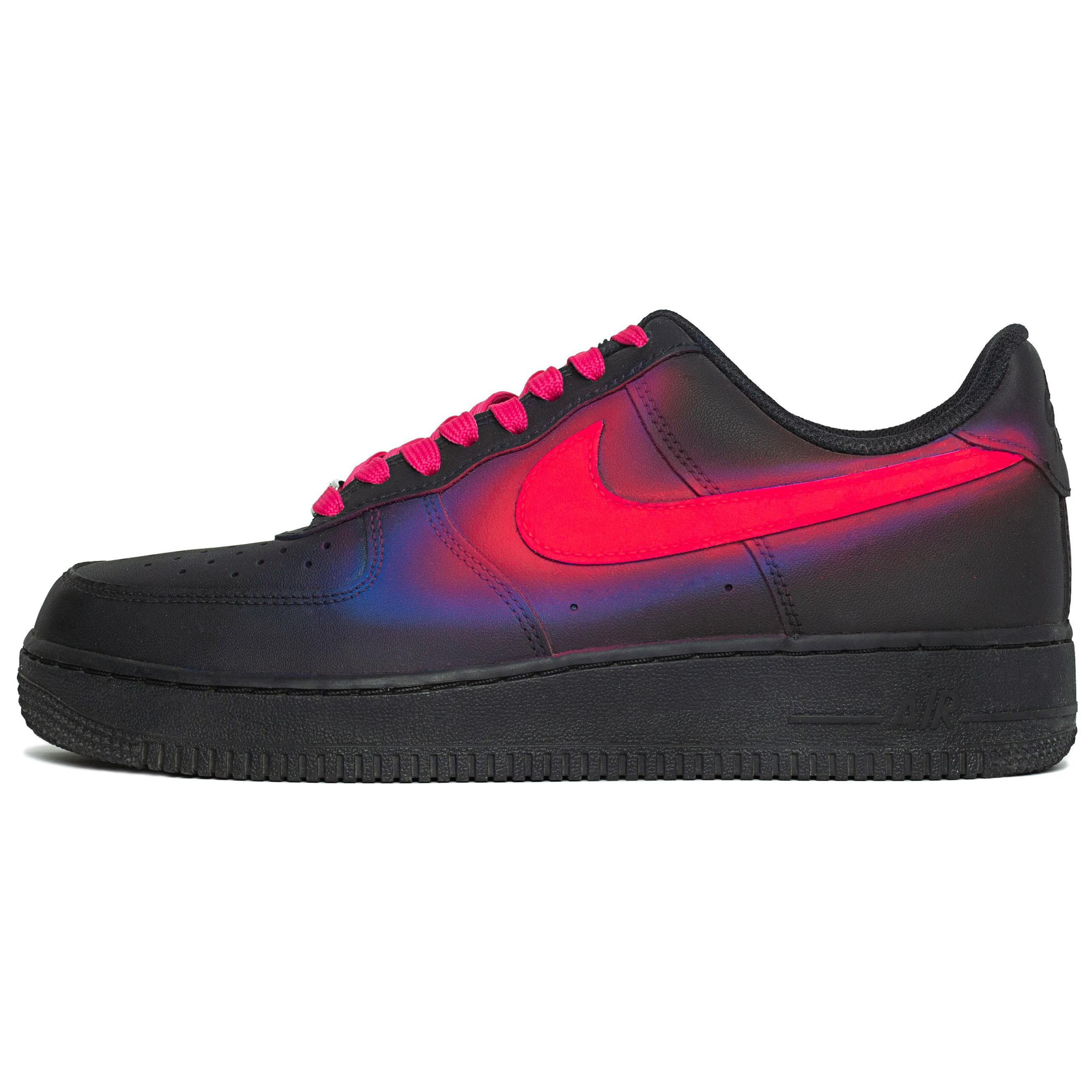 Buy 【定製球鞋】Nike Air Force 1 Low 空軍一號 水晶愛戀 夜光 漸層 紀念 禮盒 低筒 滑板鞋 男款 粉黑