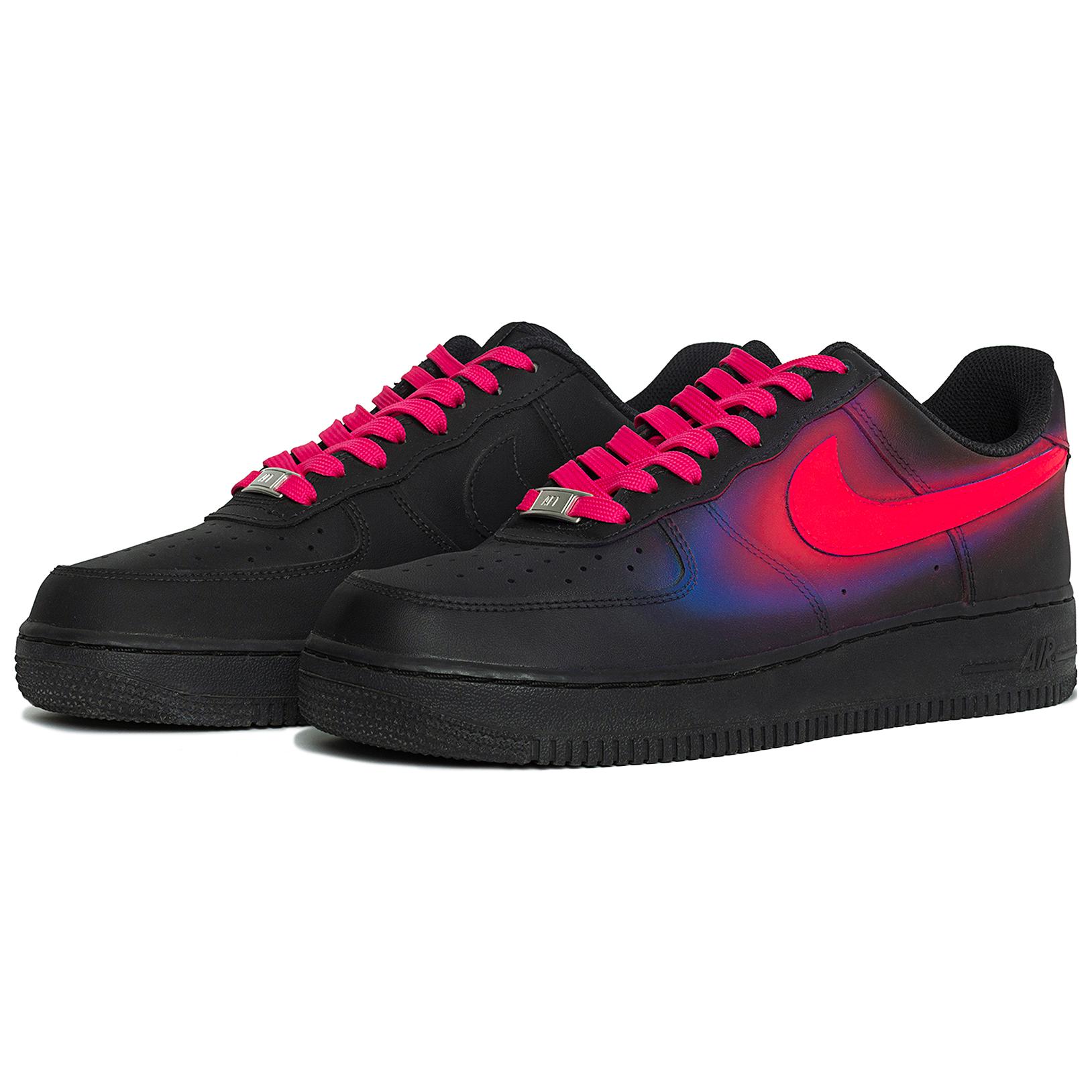 Lookbook 【定製球鞋】Nike Air Force 1 Low 空軍一號 水晶愛戀 夜光 漸層 紀念 禮盒 低筒 滑板鞋 男款 粉黑