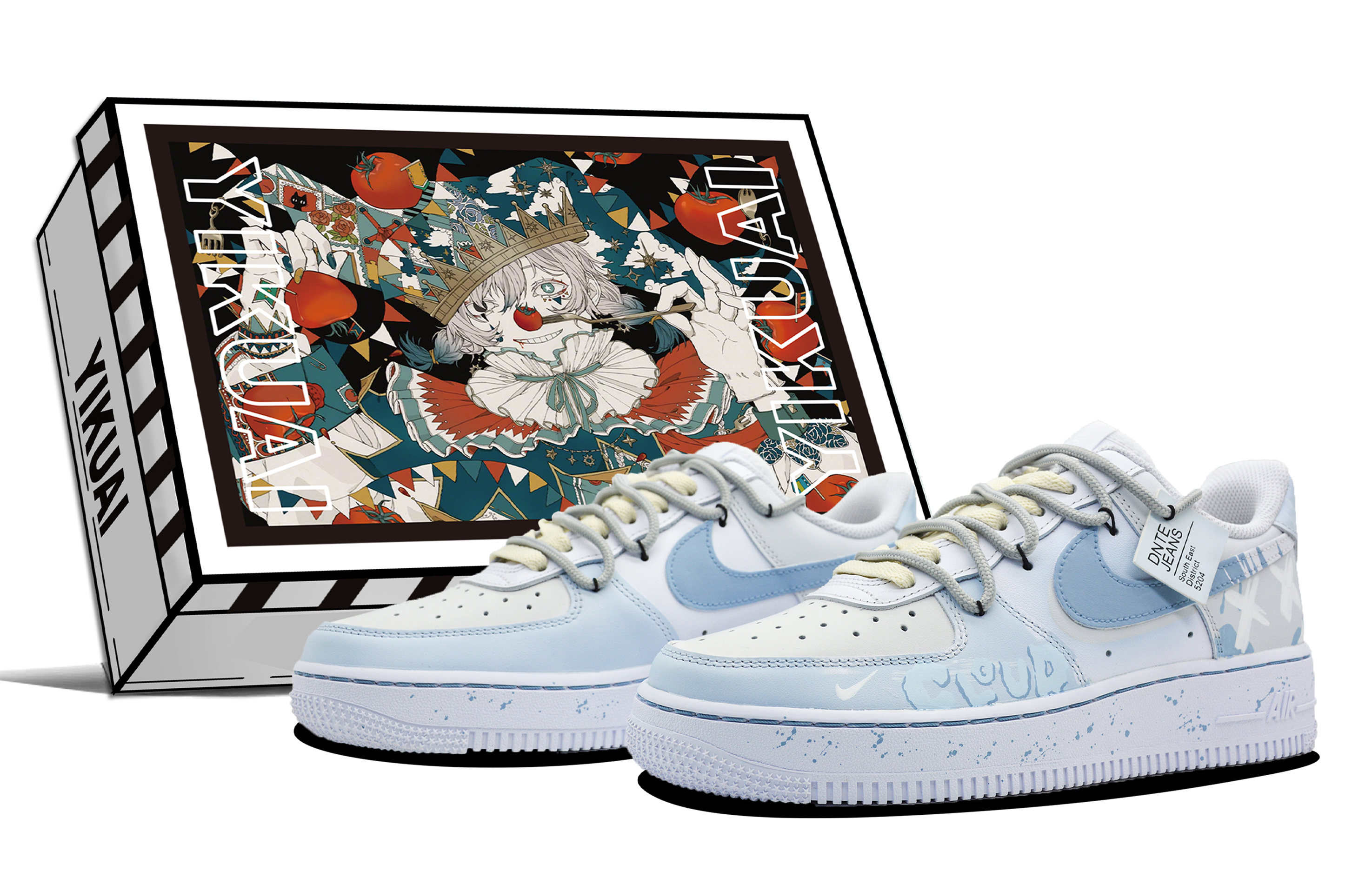 Buy 나이키 에어포스1 로우 '아일랜드 파라다이스 그라피티' (커스텀) CW2288-111-466835