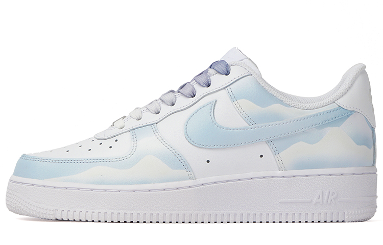 Lookbook Zapatillas Nike Air Force 1 Low 'Niebla Jiangnan Azul Hielo' CW2288-111(Team拾柒-男款光变江南烟雨冰蓝)