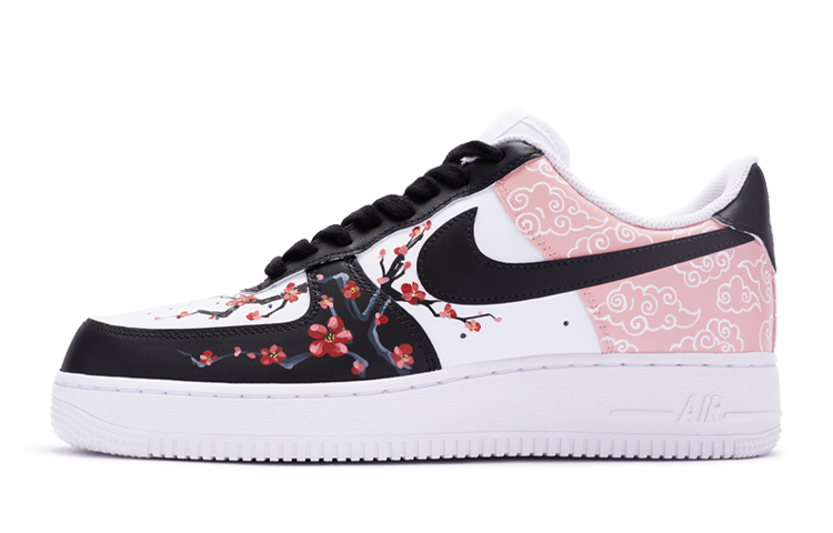 Buy [Kasut Custom] Nike Air Force 1 Low 'Jinling Plum Putih-Biru-Merah Jambu' DH2920-111(TeamR-金陵梅花女款)