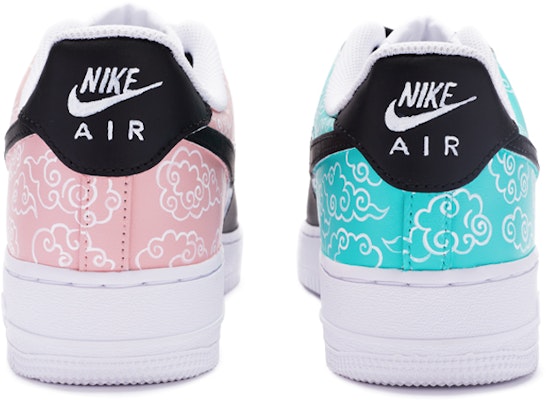 【定制球鞋】 Nike Air Force 1 Low 07 金陵梅花 手繪噴繪 復古鴛鴦色 低幫 板鞋 男款 白黑藍粉 Shop 【定制球鞋】 Nike Air Force 1 Low 07 金陵梅花 手繪噴繪 復古鴛鴦色 低幫 板鞋 男款 白黑藍粉