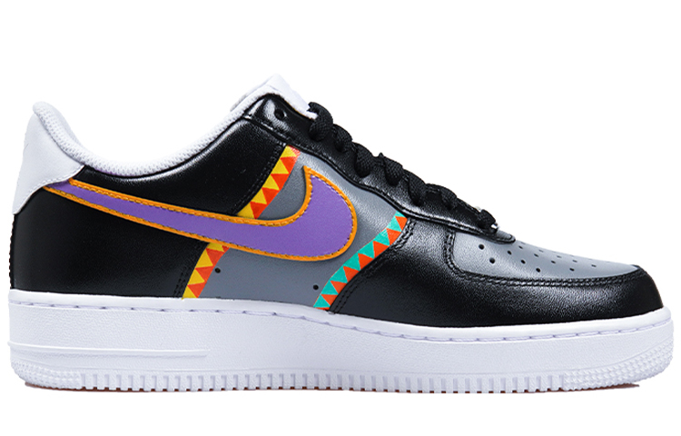 Order Nike Air Force 1 "JoJo Star Platinum" Negras/Moradas (Personalizadas) CW2288-111(TeamP-男款JOJO的奇妙冒险)