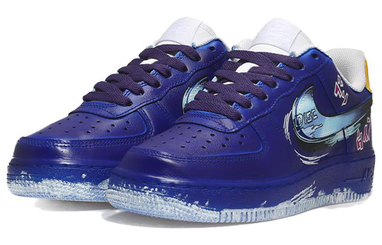 Lookbook 나이키 AF1 커스텀 '죠죠 사이버펑크' CW2288-111(Team10-JOJO蓝黄)