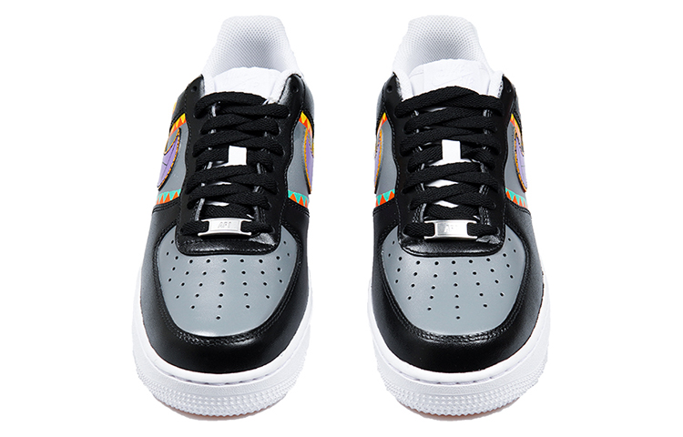 Shop Nike Air Force 1 "JoJo Star Platinum" Negras/Moradas (Personalizadas) CW2288-111(TeamP-男款JOJO的奇妙冒险)