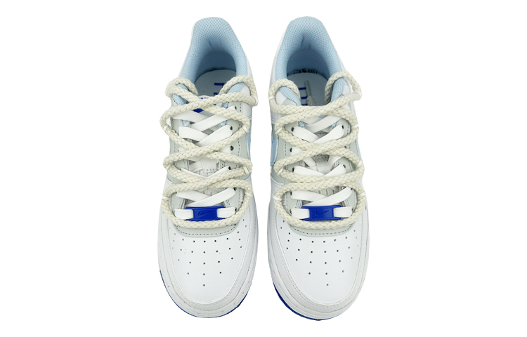 [Custom Shoes] Nike Air Force 1 Low 'Koi Graffiti White Blue' 圖 4