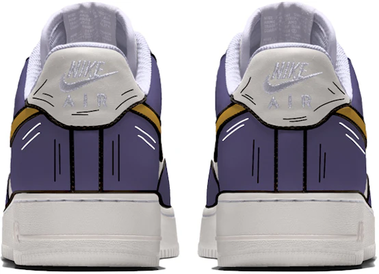 【定製球鞋】Nike Air Force 1 Low 7 野鶴製造 二次元漫畫風 噴塗手繪 湖人配色 低幫 板鞋 男女同款 湖人配色 Shop 【定製球鞋】Nike Air Force 1 Low 7 野鶴製造 二次元漫畫風 噴塗手繪 湖人配色 低幫 板鞋 男女同款 湖人配色