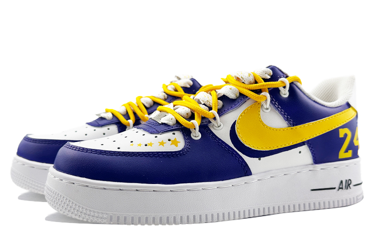 Shop [Sepatu Kustom] Nike Air Force 1 Low 'Lakers Deconstructed' CW2288-111(Team40-男款NBA湖人紫)