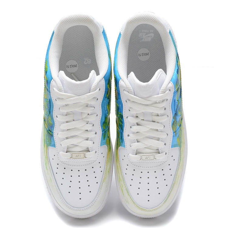 [Custom Shoes] Nike Air Force 1 Low 'Landscape Art Teal' 圖 4