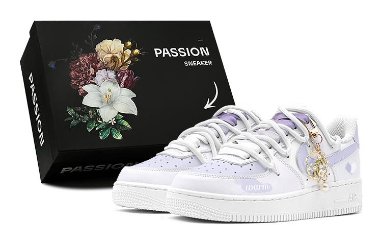 [Custom Shoes] Nike Air Force 1 Low 'Lavender White'